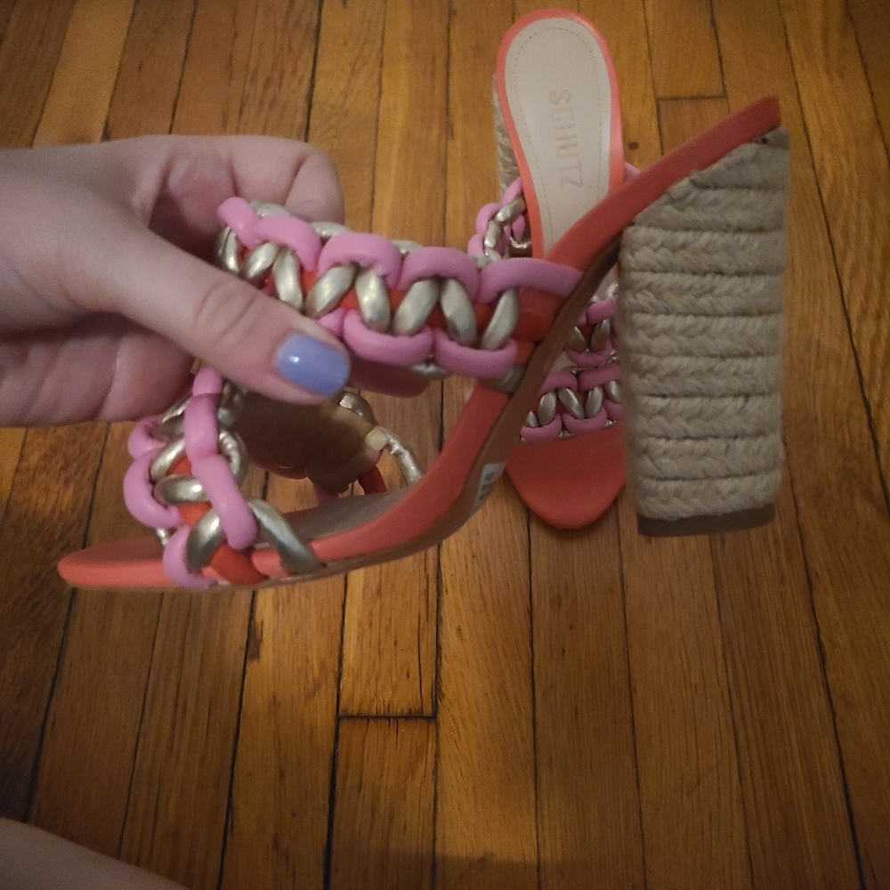 Schutz Strapless Heels, EUC - Picture 4 of 5